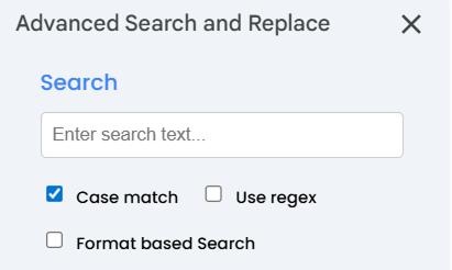 Case Match Search