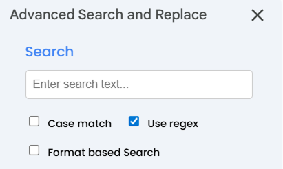Regex Search