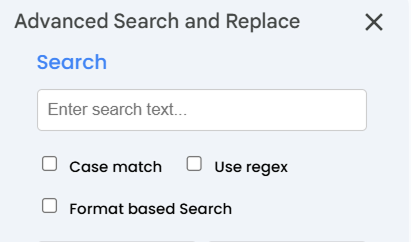 Regular Search