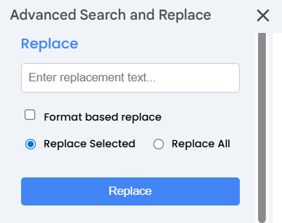 Replace