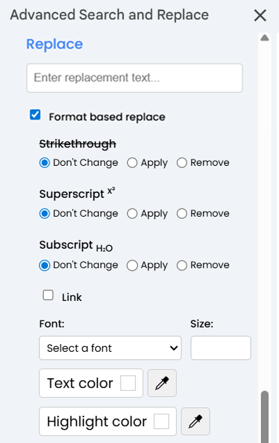 Replace